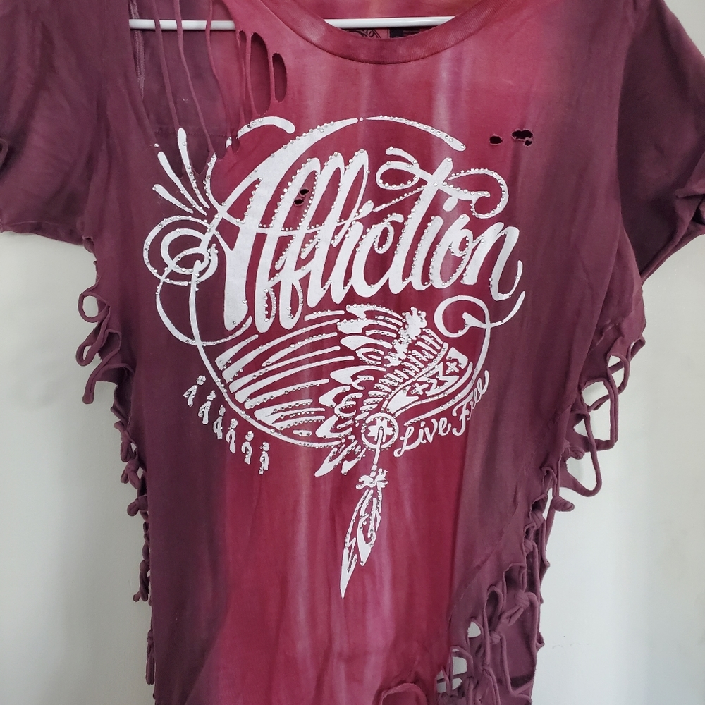 Affliction women's tee shirt